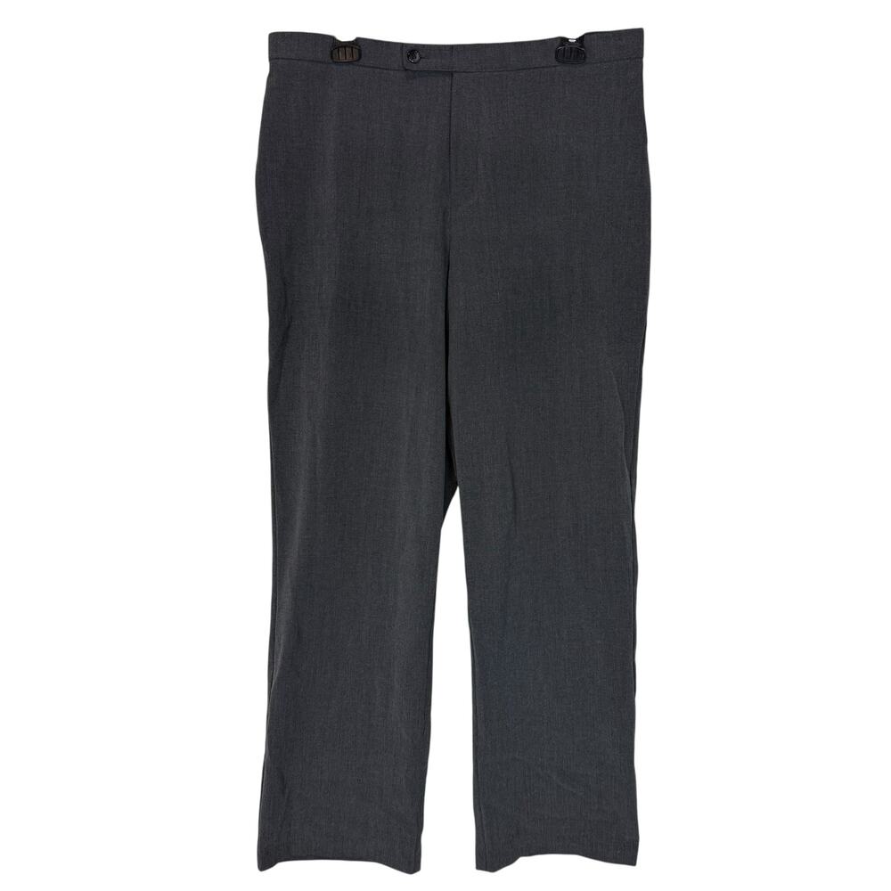 Briggs New York Dress Pants Womens‎ 14 Gray Stretch High Rise Formal Business